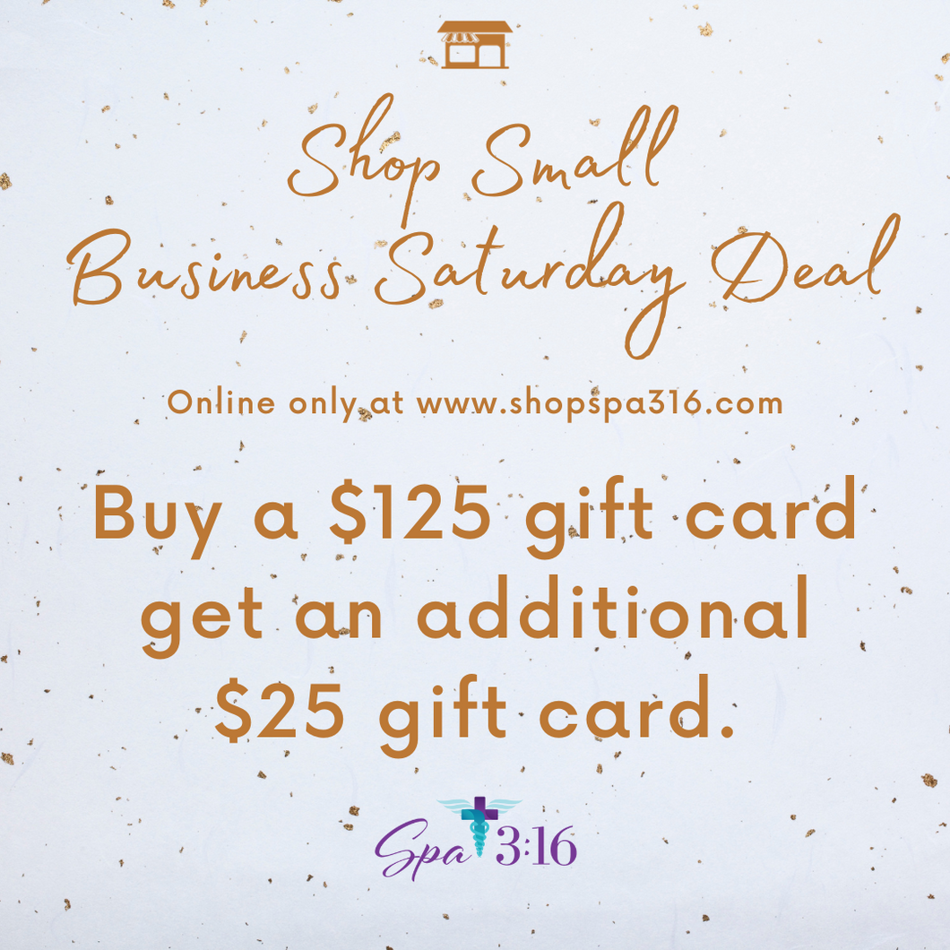 SMALL BUSINESS SATURDAY GIFT CARD DEAL