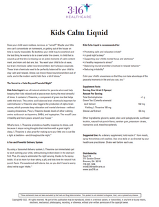 Kids Calm Liquid
