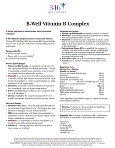 B-Well Vitamin B Complex